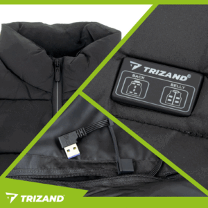 Trizand 26542 XL šildoma liemenė su USB - Image 4