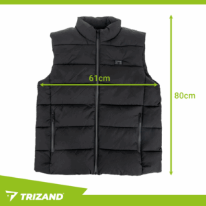 Trizand 26542 XL šildoma liemenė su USB - Image 2
