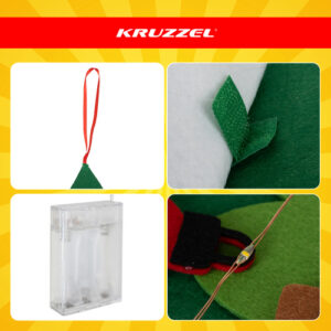 Kruzzel 26548 LED veltinio kalėdinė eglutė - Image 3