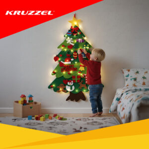 Kruzzel 26548 LED veltinio kalėdinė eglutė - Image 5