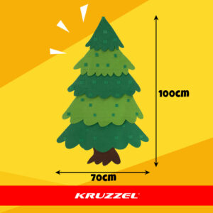 Kruzzel 26548 LED veltinio kalėdinė eglutė - Image 2