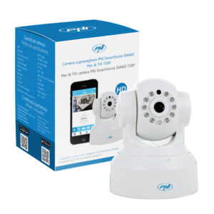 SmartHome SM460 pasukama stebėjimo kamera SMB60 720p, valdoma internetu, vaizdo įrašymas į telefoną - Image 6