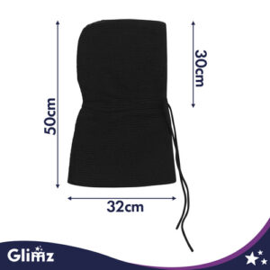 Žieminė kepurė/gobtuvas - juoda Glimz - Image 3