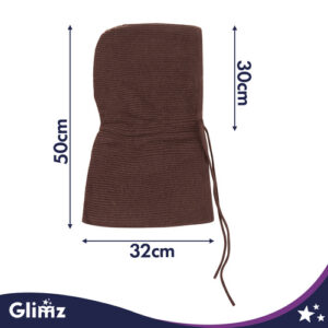 Žieminė kepurė/gobtuvas - ruda Glimz - Image 3