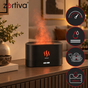 Aroma difuzorius-drėkintuvas 180 ml Zortiva - Image 4