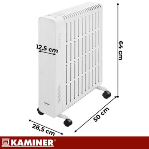 Kaminer Arvell elektrinis alyvos radiatorius – baltas - Image 3