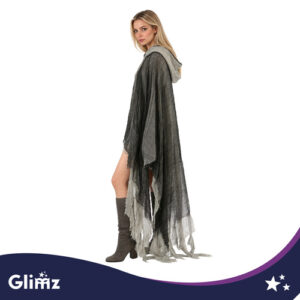 Juodas apsiaustas 180 cm Glimz - Image 6