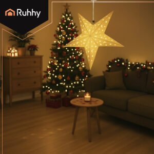 3D LED žvaigždė - 60 cm Ruhhy - Image 5