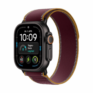 Išmanusis laikrodis Apple Watch Ultra 4 (2026) 5G 49mm Black Titanium Case with Burgundy Trail Loop S/M - Burgundy