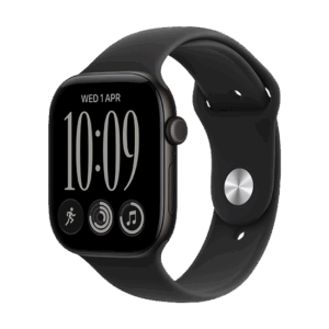Watch Apple Watch Series 12 (2026) GPS 46mm Black Aluminium Case with Black Sport Band M/L - Black - Image 1