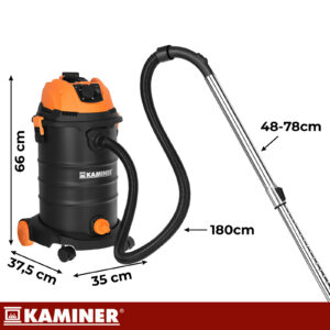 Kaminer 30L pramoninis dulkių siurblys - Image 2