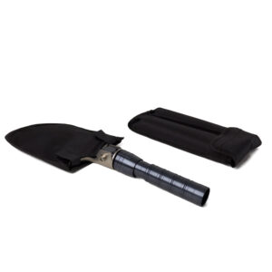 Wozinsky WSS-211 išgyvenimo ir bushcraft kastuvas daugiafunkcis peilis stiklo daužiklis titnagas švilpukas harpūnas 21 viename - pilkas - Image 4