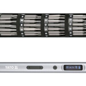 YATO Akumuliatorinio atsuktuvo su antgaliais rinkinys 3,7 V, 61 vnt., YT-25769
