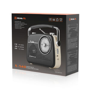 Radijas REAL-EL X-540 juodos spalvos - Image 10