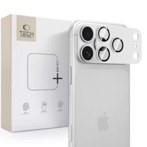 KAMEROS APSAUGA Tech-Protect CAMFULL FIT+ iPhone 18 PRO MAX SILVER