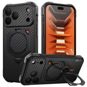 SUPCASE AERO MAG MagSafe iPhone 17 PRO MAX / 18 PRO MAX ARAMIDINIS DĖKLAS JUODAS