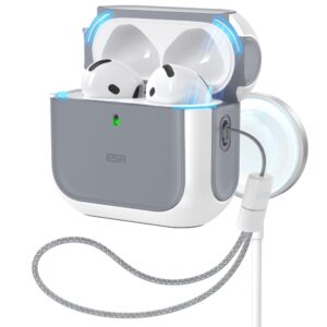 ESR ORBIT HALOLOCK MAGSAFE DĖKLAS AIRPODS 4 / 5 BALTAS