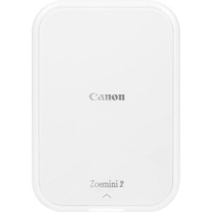 Canon Zoemini 2 Mobilus nuotraukų spausdintuvas spalvotas ZINK 2x 3'', Bluetooth, Balta