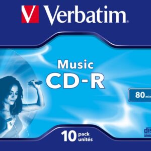 Verbatim 43365 CD-R 80min 16x Audio Music diskai (10 vnt pakuotėje) - Image 2