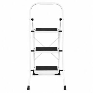 3-step steel ladder non-slip steps foldable ModernHome - Image 2