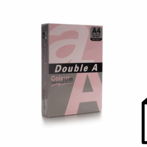Spalvotas popierius Double A, 80g, A4, 500 lapų, Pink - Image 2