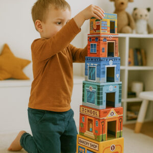 Krovimo bokštas „City Pyramid“ su figūrėlėmis ir transporto priemonėmis, 18 dalių - Image 2