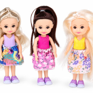 Žavios mini lėlės žaidimams. Lėlė 12 cm, 6 vnt. ZA4755 - Image 2