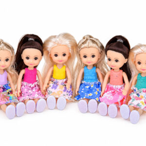 Žavios mini lėlės žaidimams. Lėlė 12 cm, 6 vnt. ZA4755 - Image 3