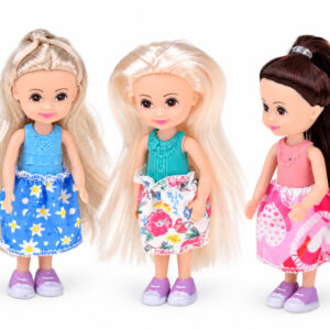 Žavios mini lėlės žaidimams. Lėlė 12 cm, 6 vnt. ZA4755 - Image 6