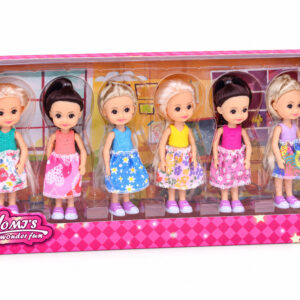 Žavios mini lėlės žaidimams. Lėlė 12 cm, 6 vnt. ZA4755 - Image 8