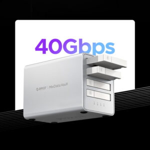 Orico 8848U4 DAS serijos 4 skyrių M.2 NVMe SSD diskų masyvas – baltas - Image 6