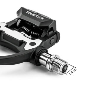 Rockbros P602 dviračio pedalai SPD-SL sistema - juodi - Image 2