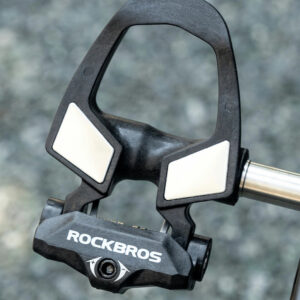 Rockbros RD9 Shimano SPD-SL anglies pluošto ir titano lydinio pedalai – juodi - Image 2