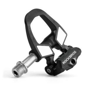 Rockbros RD9 Shimano SPD-SL anglies pluošto ir titano lydinio pedalai – juodi - Image 3