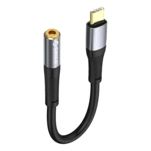 Orico AXC-02 USB-C į 3,5 mm jungties garso kabelis 20 cm – juodas