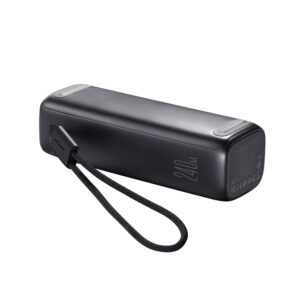 Joyroom PODIX PR70 25000mAh išorinė baterija iki 240W su dviem integruotais USB-C laidais ir dviem TFT ekranais – Pilka - Image 5
