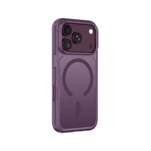 AmazingThing Minimal Mag smūgiams atsparus dėklas 3 lęšių apsauga, skirtas iPhone 18 Pro Max su dirželio laikikliu ir MagSafe suderinamumu – Violetinis - Image 4