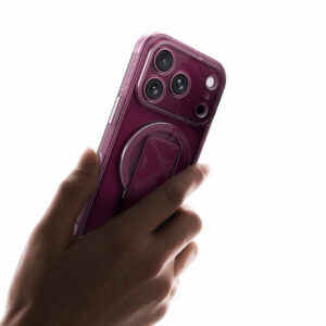 AmazingThing Titan Pro objektyvo apsaugos ir stovo rinkinys, skirtas iPhone 18 Pro, su magnetiniu laikikliu ir stovu, suderinamas su MagSafe – violetinė - Image 8