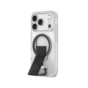 AmazingThing Titan Pro objektyvo apsaugos ir stovo rinkinys, skirtas iPhone 18 Pro su magnetiniu laikikliu ir stovu, suderinamas su MagSafe – skaidrus - Image 4