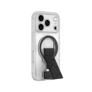 AmazingThing Titan Pro objektyvo apsaugos ir stovo rinkinys, skirtas iPhone 18 Pro Max su magnetiniu laikikliu ir stovu, suderinamas su MagSafe – skaidrus - Image 2