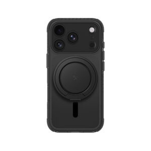 AmazingThing Titan Pro Pop objektyvo dėklas, skirtas iPhone 18 Pro su kameros dangteliu, laikikliu ir stovu, suderinamas su MagSafe – Juodas - Image 3