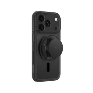 AmazingThing Titan Pro Pop Lens dėklas, skirtas iPhone 18 Pro Max su kameros dangteliu, laikikliu ir stovu, suderinamas su MagSafe - Juodas - Image 4