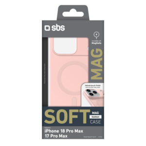 SBS Instinct Mag dėklas, skirtas iPhone 18 Pro Max / 17 Pro Max, suderinamas su MagSafe – rožinis - Image 2