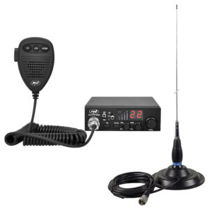 CB radijo stotelė PNI Escort HP 8000L ASQ + PNI ML145 antena su magnetu 145 / PL