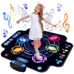 Didelis muzikinis šokių kilimėlis vaikams + bluetooth IN0180