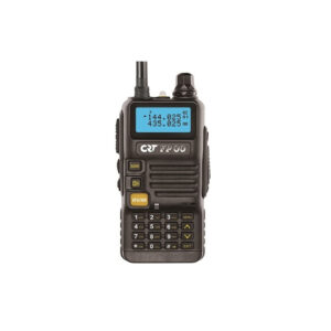 Nešiojama VHF / UHF radijo stotelė CRT FP00 dviejų dažnių juostų 136-174 ir 400-440 MHz, spalva juoda, VOX, 128 kanalai, nuskaitymas (Scan), programuojama, žibintuvėlis, FM radijas, TOT, retransliatorius - Image 2