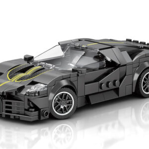 Techninių kaladėlių sportinis automobilis BLACK LUXURY hiperautomobilis 298-vnt. ZA5785 - Image 2