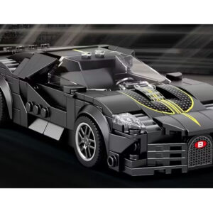 Techninių kaladėlių sportinis automobilis BLACK LUXURY hiperautomobilis 298-vnt. ZA5785 - Image 6