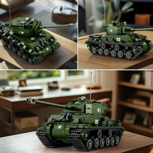 Reobrix licencijuotas konstravimo rinkinys Sherman M4A3E8 tankas 839 vnt. ZA5806 - Image 7