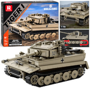 Konstruktorius tankas TIGER I World of Tanks 1140 det. 1:28 ZA5807